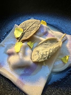 Raviolis maison à la sauge   at Officina Verde in Riva Del Garda