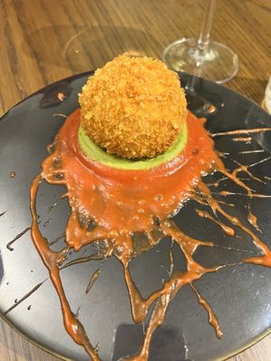 Burrata - mein Highlight des Abends!  at Officina Verde in Riva Del Garda