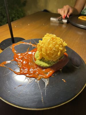 Burrata veg  at Officina Verde in Riva Del Garda