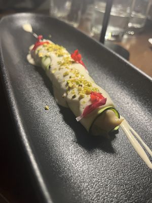 Arrotolato di zucchine   at Officina Verde in Riva Del Garda