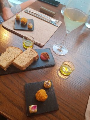 Startet from the kitchen. The best we ever had. at Officina Verde in Riva Del Garda