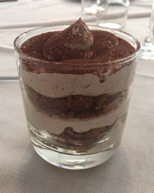Tiramisu at Officina Verde in Riva Del Garda