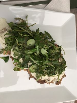 Seitan carpaccio at Officina Verde in Riva Del Garda