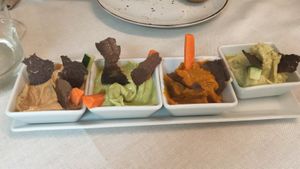 Dips at Officina Verde in Riva Del Garda