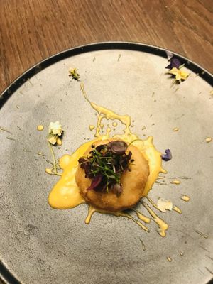 Grilled Burrattina at Officina Verde in Riva Del Garda