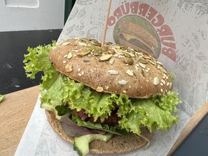 vegan burger  at Burgerbüro  in Cottbus