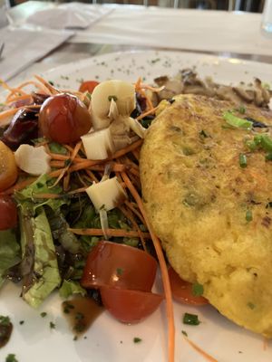 Tofu omelette  at Camaraderia Gastrobar in Belo Horizonte