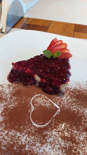 Cheesecake at Camaraderia Gastrobar in Belo Horizonte