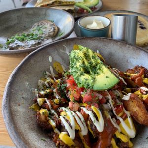 Breakfast potatoes at Bearcat Cafe - Uptown in New Orleans