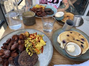 Vegan breakfast  at Bearcat Cafe - Uptown in New Orleans