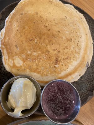 Blueberry pancakes  at Bearcat Cafe - Uptown in New Orleans