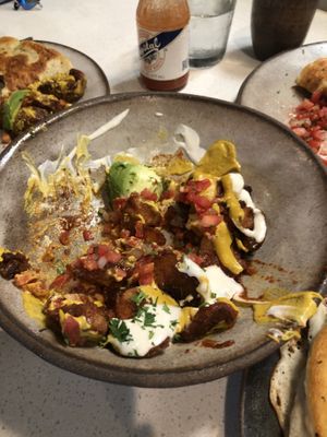 Vegan breakfast potatoes at Bearcat Cafe - Uptown in New Orleans