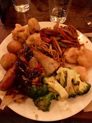 Alt godt fra buffeten at Veggie Heroes - Blegdamsvej in Copenhagen