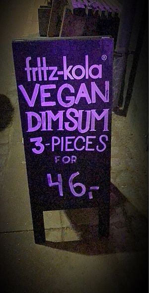 Dimsum at Veggie Heroes - Blegdamsvej in Copenhagen