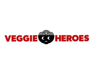 Resraurant logo at Veggie Heroes - Blegdamsvej in Copenhagen