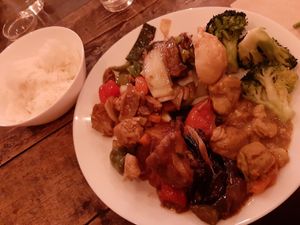 so many options! at Veggie Heroes - Blegdamsvej in Copenhagen