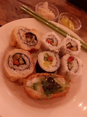best sushi at Veggie Heroes - Blegdamsvej in Copenhagen