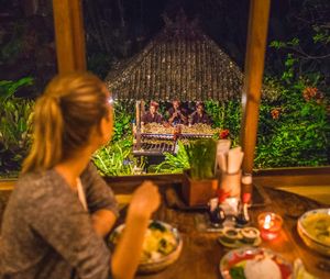 Dinner by arrangement for visiting guests.  at Sarinbuana Eco Lodge Restaurant in Tabanan