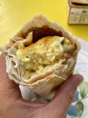 Breakfast burrito  at Let Them Eat Vegan in Dunedin