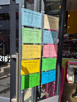 Menu at Let Them Eat Vegan in Dunedin