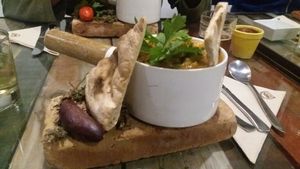 vegan Dahl at Tarifa EcoCenter in Tarifa