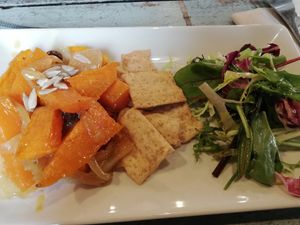 Pumpkin in saor at Tarifa EcoCenter in Tarifa