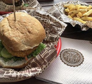 Burger at Meneer Smakers Burgerbar - Oudegracht in Utrecht