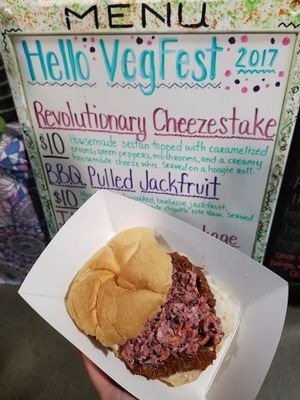 BBQ JACKFRUIT SANDWICH WITH CHIPOTLE COLESLAW  at Self Love in Bridgeton
