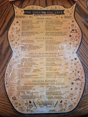  at The Toasted Owl Cafe - S Mikes Pike St in Flagstaff