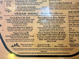   at The Toasted Owl Cafe - S Mikes Pike St in Flagstaff