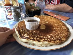 1 VG Apple pie pancake at The Toasted Owl Cafe - S Mikes Pike St in Flagstaff