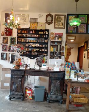 Hostess stand at The Toasted Owl Cafe - S Mikes Pike St in Flagstaff