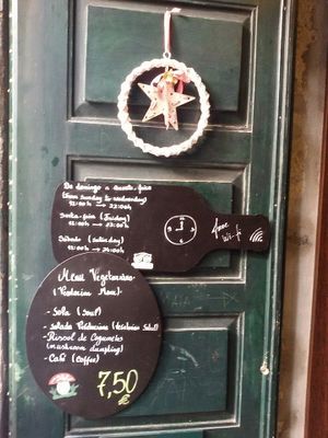 vegetarian options at Tasquinha do Bé in Porto