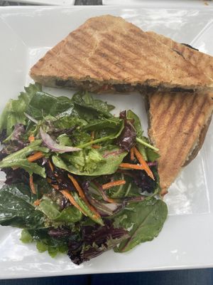 portabella panini at Garden Cafe of Woodstock in Woodstock