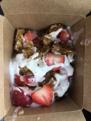 Strawberry Shortcake at Garden Cafe of Woodstock in Woodstock