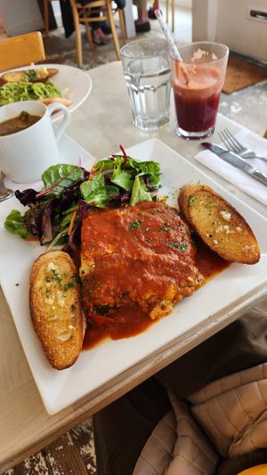 Veggie Lasagna with No Noodles at Garden Cafe of Woodstock in Woodstock
