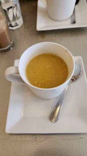Creamy Corn Soup at Garden Cafe of Woodstock in Woodstock