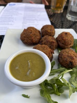 Stuffed mushrooms  at Garden Cafe of Woodstock in Woodstock
