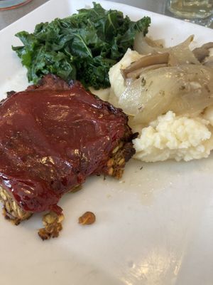 Lentil loaf  at Garden Cafe of Woodstock in Woodstock