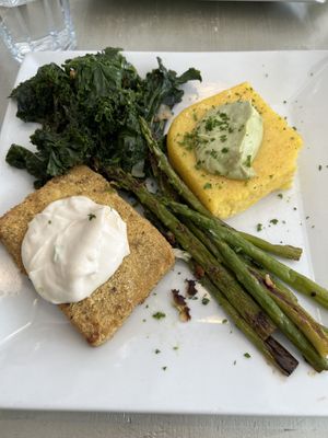 Peppercorn tofu  at Garden Cafe of Woodstock in Woodstock