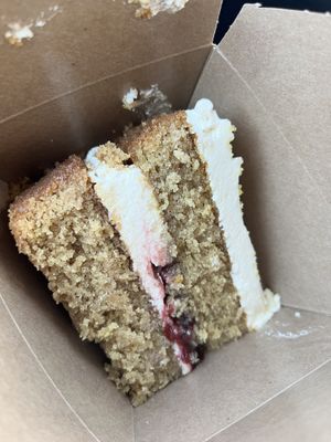 Lemon Raspberry Cake   at Garden Cafe of Woodstock in Woodstock