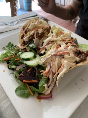 Mushroom tacos  at Garden Cafe of Woodstock in Woodstock