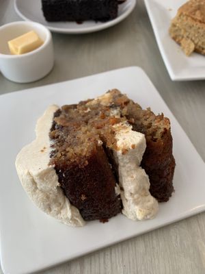 Carrot cake  at Garden Cafe of Woodstock in Woodstock