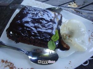 brownie at Garden Cafe of Woodstock in Woodstock