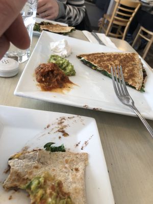 Quesadilla  at Garden Cafe of Woodstock in Woodstock