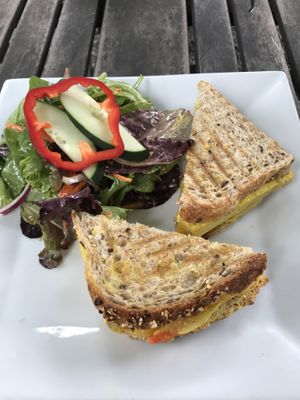 Tofu mango sandwich  at Garden Cafe of Woodstock in Woodstock