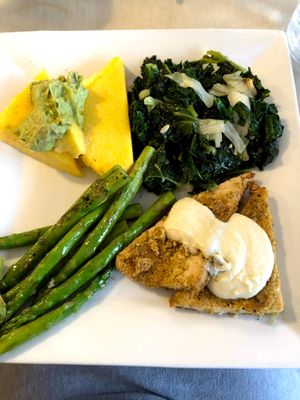 Delicious Palenta at Garden Cafe of Woodstock in Woodstock