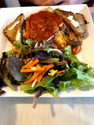 Always a great salad with the sandwiches. at Garden Cafe of Woodstock in Woodstock