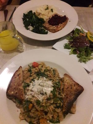 Two specials for that evening 🌱 at Garden Cafe of Woodstock in Woodstock