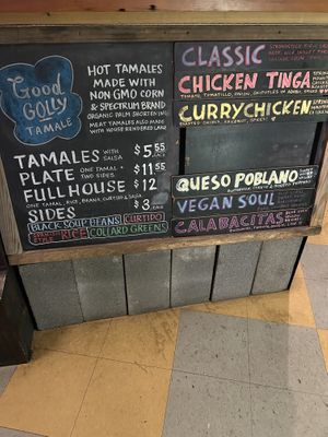 The menu items will change sometimes  #Veganuary at Good Golly Tamale in Knoxville